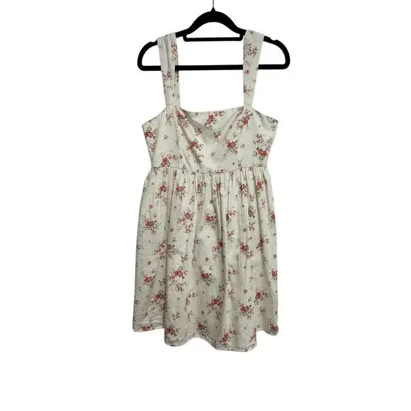 Altar’d State Women’s Mini Sundress Floral Cottagecore Small Square Neck - Picture 10 of 15